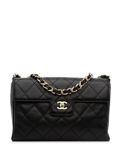 Chanel Pre-Owned сумка на плечо Classic Flap medium 2001-го года