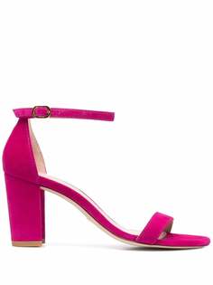 Stuart Weitzman Nearly Nude suede sandals