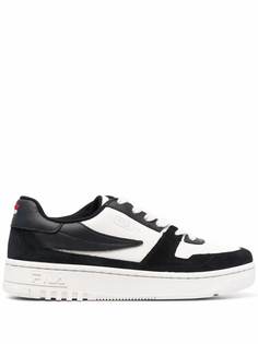 Fila two-tone leather trainers