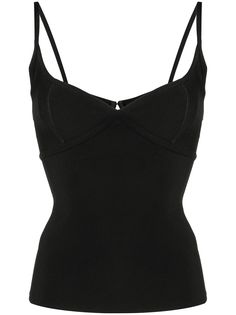 Herve L. Leroux топ на тонких бретелях