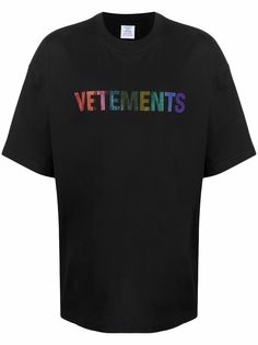 VETEMENTS logo-print short-sleeved T-shirt
