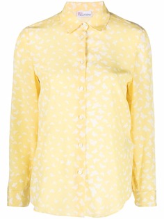 RED Valentino butterfly-print silk shirt