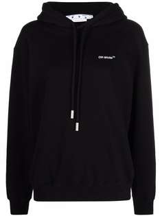 Off-White DIAG REGULAR HOODIE BLACK WHITE