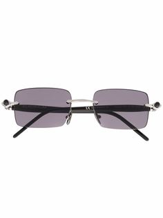 Kuboraum rimless square-frame sunglasses