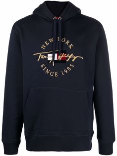 Tommy Hilfiger embroidered logo hoodie