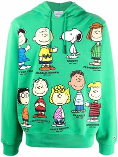 Lacoste x Peanuts printed cotton hoodie