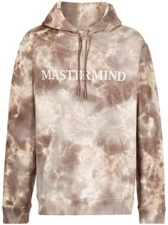 Mastermind Japan худи с принтом тай-дай и логотипом