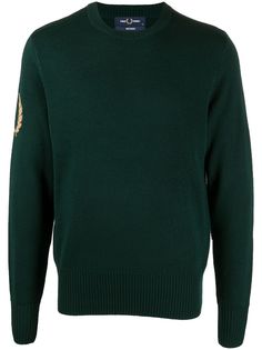 FRED PERRY жаккардовый джемпер