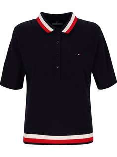 Tommy Hilfiger рубашка поло с контрастной отделкой