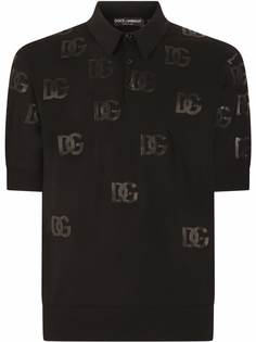 Dolce & Gabbana рубашка поло с логотипом