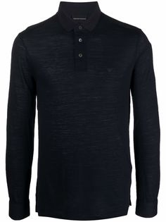 Emporio Armani шерстяная рубашка поло