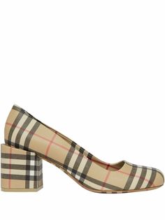 Burberry туфли-лодочки в клетку Vintage Check