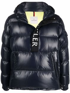 Moncler пуховик Maury с логотипом
