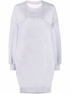 Stella McCartney платье-толстовка с декоративным швом