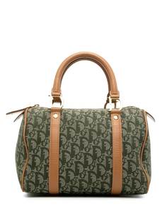 Christian Dior мини-сумка Boston 1990-2000 годов с узором Trotter