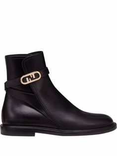 Fendi ботинки с логотипом FF
