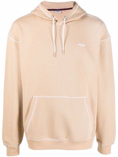 Fila худи из органического хлопка с вышитым логотипом