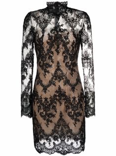 Ermanno Scervino кружевное платье мини