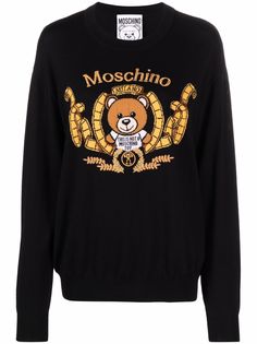 Moschino джемпер Teddy Bear с логотипом