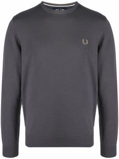 FRED PERRY свитер с вышитым логотипом