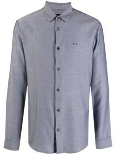 Armani Exchange рубашка с геометричным принтом