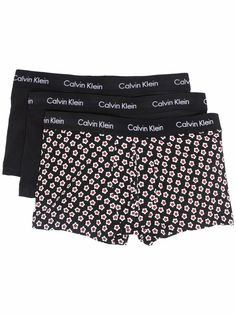 Calvin Klein Underwear комплект из трех боксеров с принтом