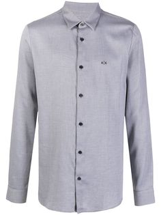 Armani Exchange рубашка с геометричным принтом