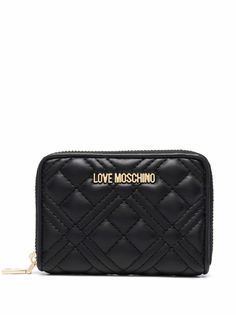 Love Moschino стеганый кошелек с логотипом