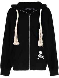 Mastermind Japan худи на молнии с нашивкой
