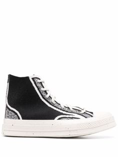 Converse высокие кроссовки на шнуровке