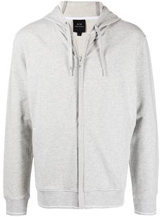 Armani Exchange худи на молнии с кулиской