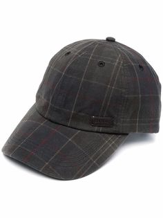 Barbour кепка в клетку