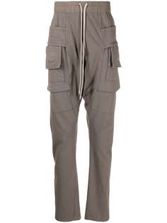 Rick Owens DRKSHDW брюки карго с кулиской