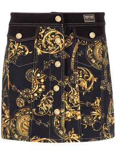 Versace Jeans Couture джинсовая юбка Regalia Baroque
