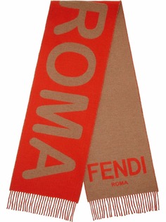 Fendi шарф с логотипом