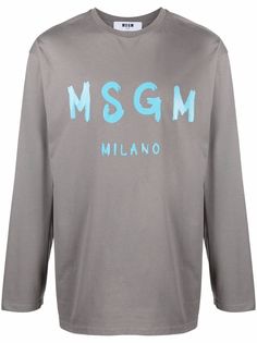 MSGM футболка с логотипом