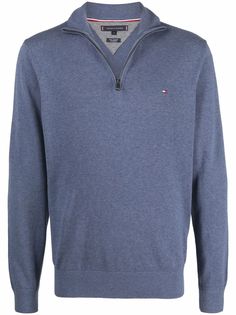 Tommy Hilfiger джемпер на молнии с логотипом