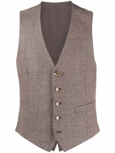 Lardini однобортный жилет