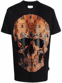 Philipp Plein футболка с принтом Skull