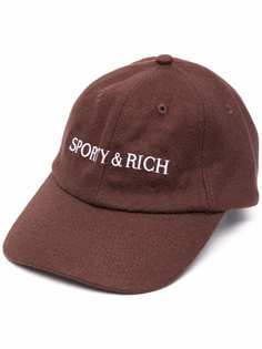 Sporty & Rich бейсболка с вышитым логотипом