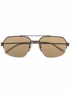 Bottega Veneta Eyewear солнцезащитные очки-авиаторы