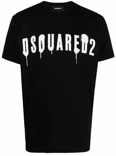 Dsquared2 футболка с принтом граффити
