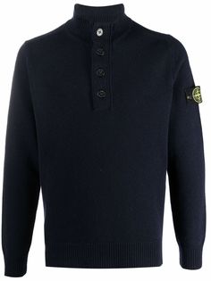 Stone Island джемпер с высоким воротником