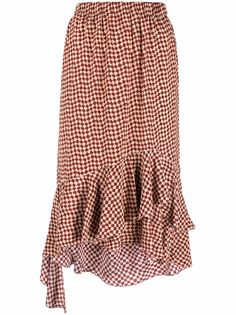 Marni юбка с оборками
