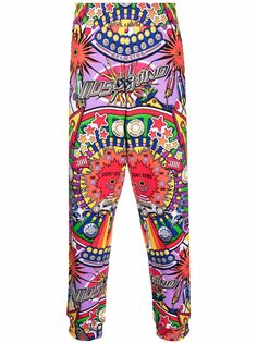 Moschino брюки с логотипом