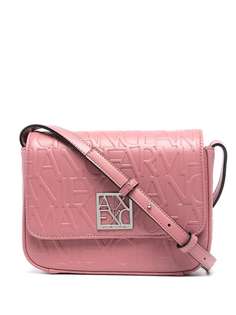 Armani Exchange сумка на плечо с тисненым логотипом