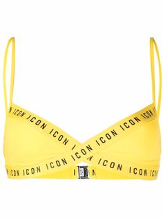 Dsquared2 лиф бикини с принтом Icon