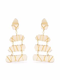 TOM FORD серьги с зеркальными подвесками