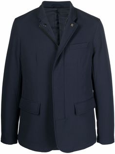 Armani Exchange пиджак на молнии с воротником-стойкой