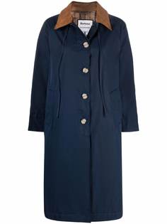 Barbour однобортное пальто